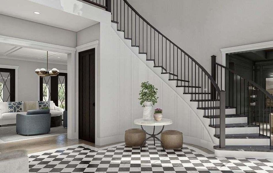 Furnished interior view inside a new home in , Fayetteville (Image 5).