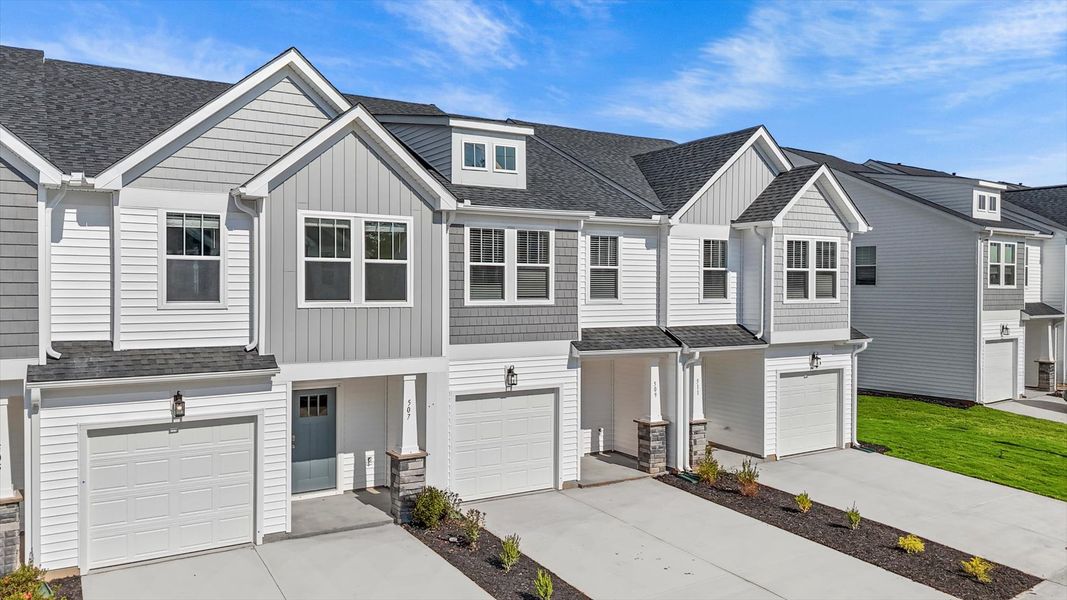 First-rate curb appeal with clean lines and a welcoming front entry First-rate curb appeal with clean lines and a welcoming front entry