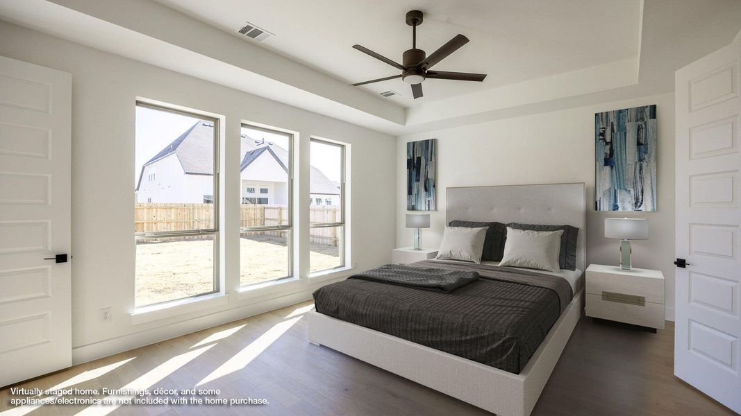 Furnished interior view inside a new home in Santa Rita Ranch - Eldorado, Liberty Hill (Image 7).