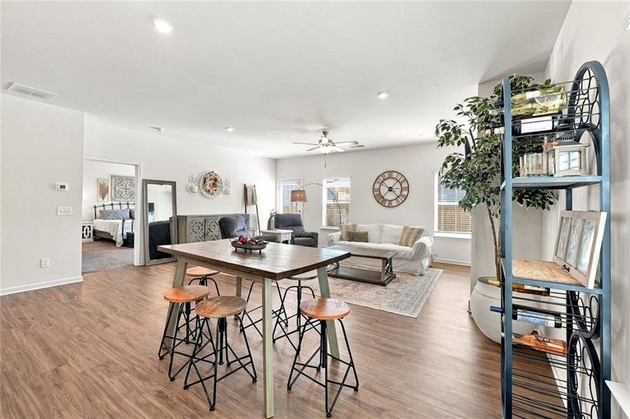 Furnished interior view inside a new home in , Cartersville (Image 16).