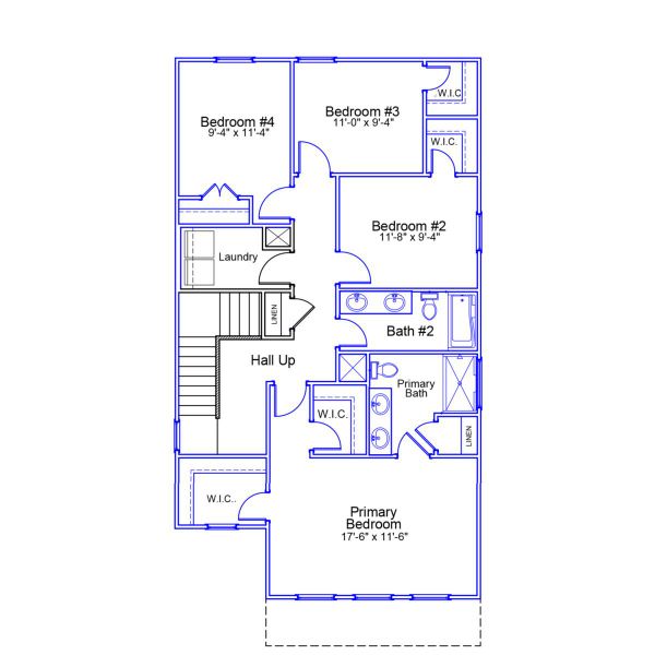 2D floor plan layout of this home in Pinecrest, West Columbia, SC (Image 3).