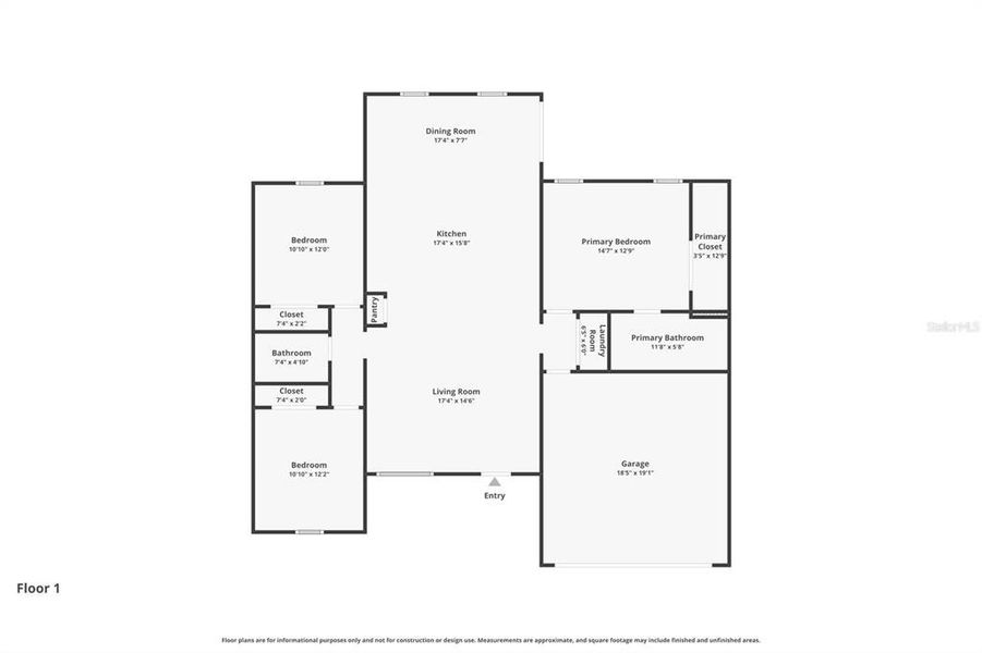2D floor plan layout of this home in , Ocala, FL (Image 5).