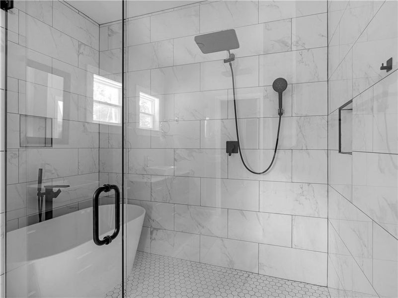Close-up of interior finishes inside a home in , Atlanta (Image 11).