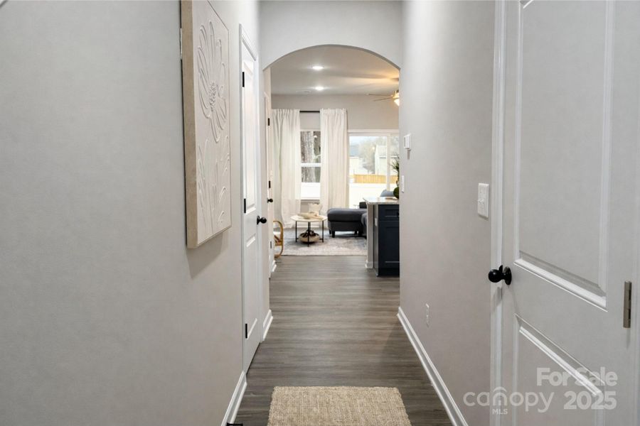 Furnished interior view inside a new home in , Charlotte (Image 27).