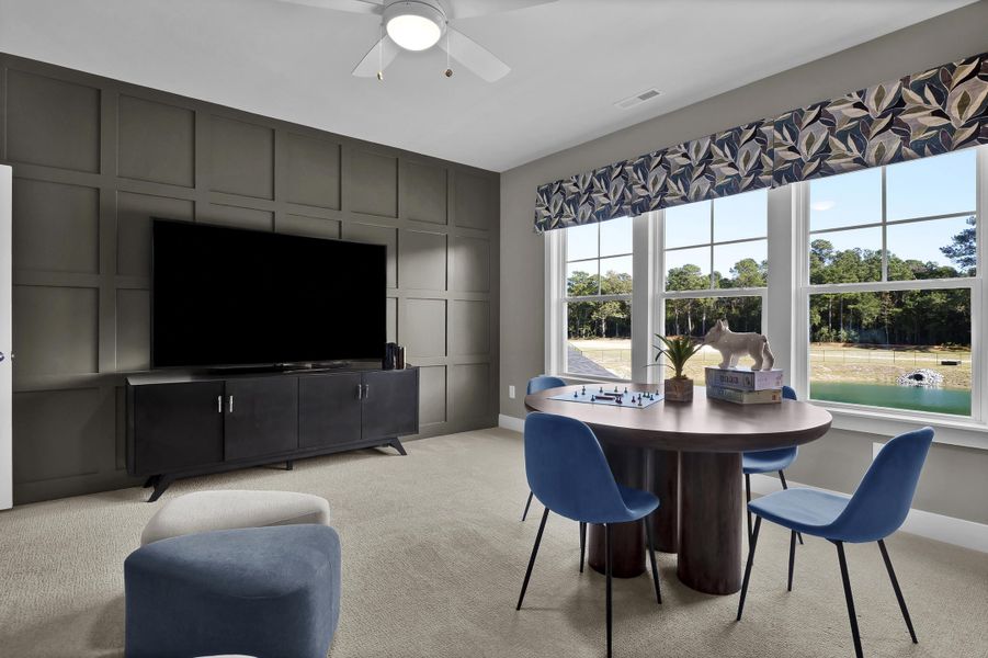 Furnished interior view inside a new home in , Summerville (Image 7).