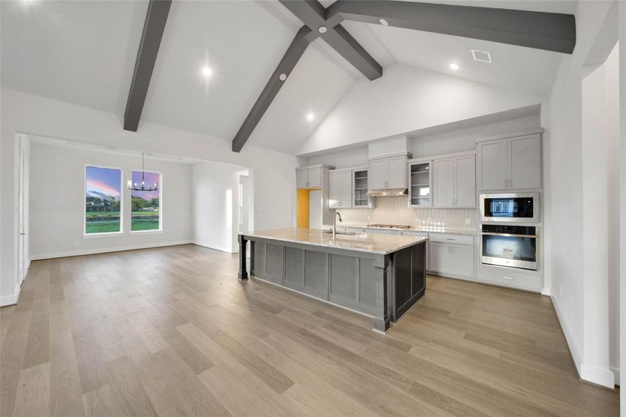 Furnished interior view inside a new home in Magnolia Bend, Rosharon (Image 9).