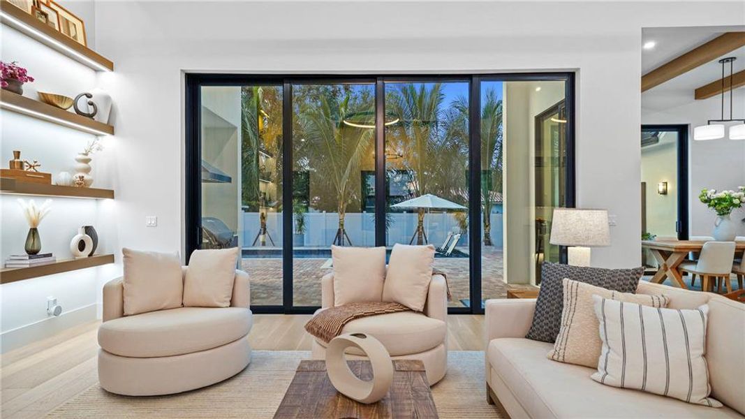 Furnished interior view inside a new home in , Sarasota (Image 15).