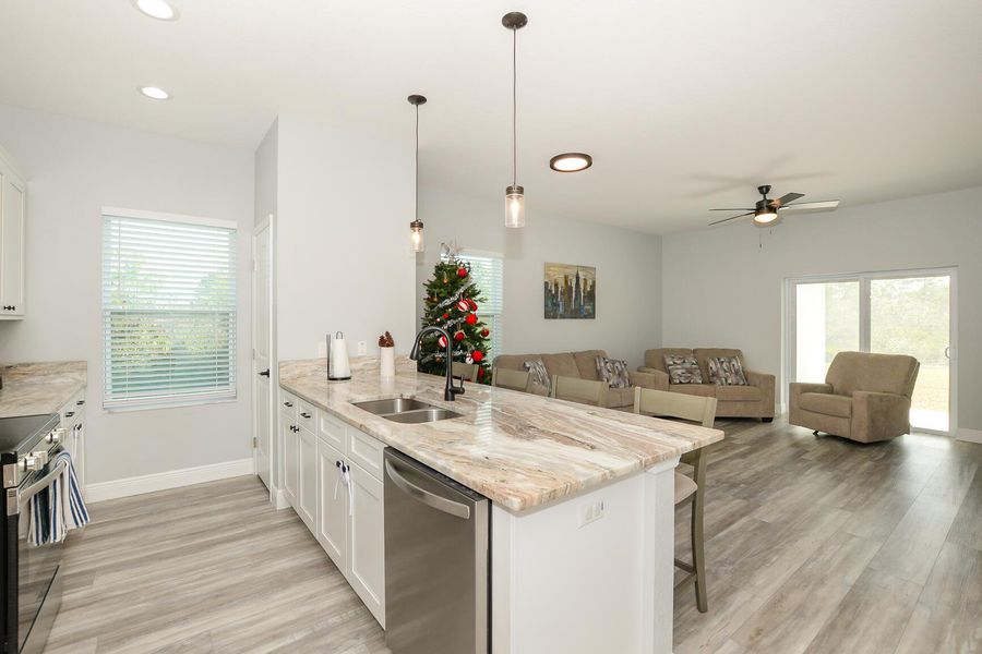 Furnished interior view inside a new home in , Sebring (Image 5).