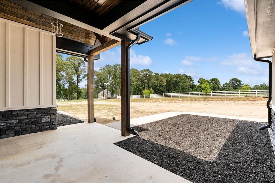 Exterior details and patio area of a home in , Bullard (Image 4). Exterior details and patio area of a home in , Bullard (Image 4).