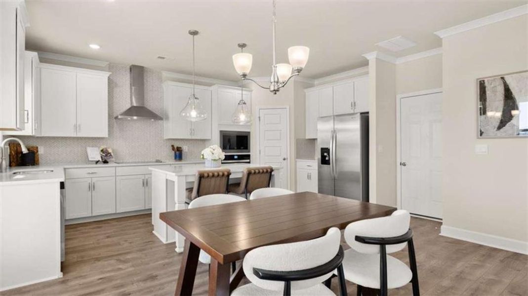 Furnished interior view inside a new home in Evergreen Crossing, Locust Grove (Image 10).
