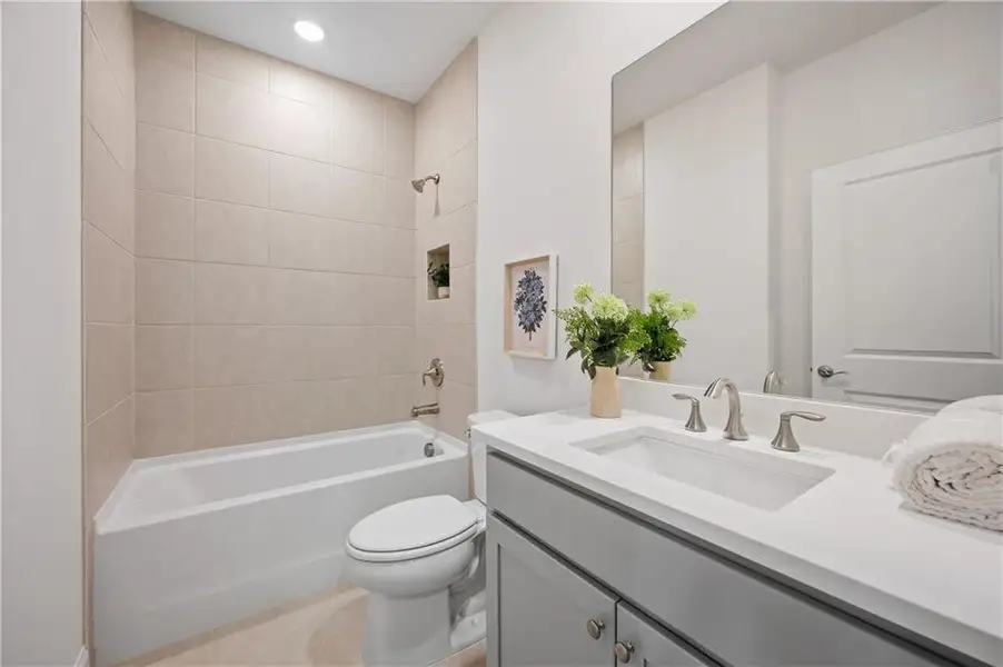 Furnished interior view inside a new home in , Hiram (Image 17).