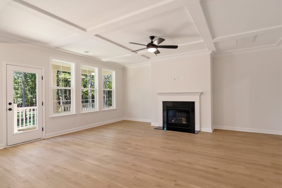 Spacious, unfurnished interior of a new home in Timberland Grove, Anderson (Image 37). Spacious, unfurnished interior of a new home in Timberland Grove, Anderson (Image 37).