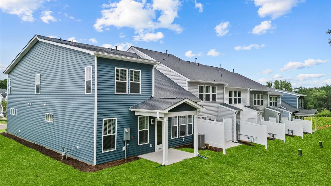 Front exterior of a new home in Aspen Ridge, Lyman, SC, highlighting curb appeal (Image 19).