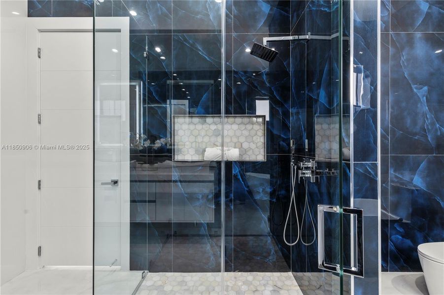 Furnished interior view inside a new home in , Miami (Image 32).