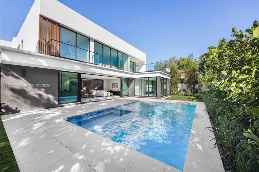Exterior details and patio area of a home in , Miami (Image 26). Exterior details and patio area of a home in , Miami (Image 26).
