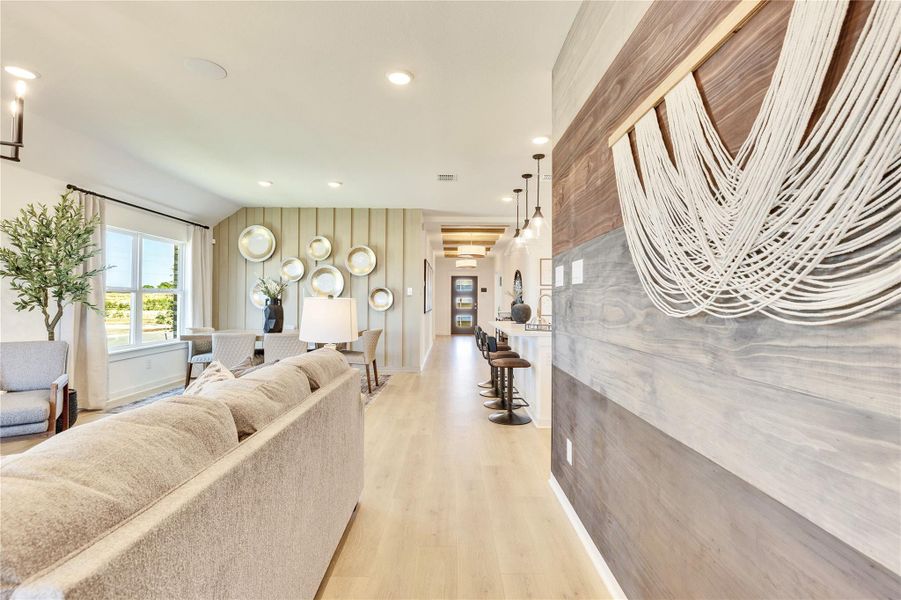 Model home photos of similar floorplans, not pictures of actual home.