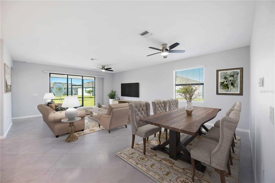 Furnished interior view inside a new home in , Port Charlotte (Image 7).