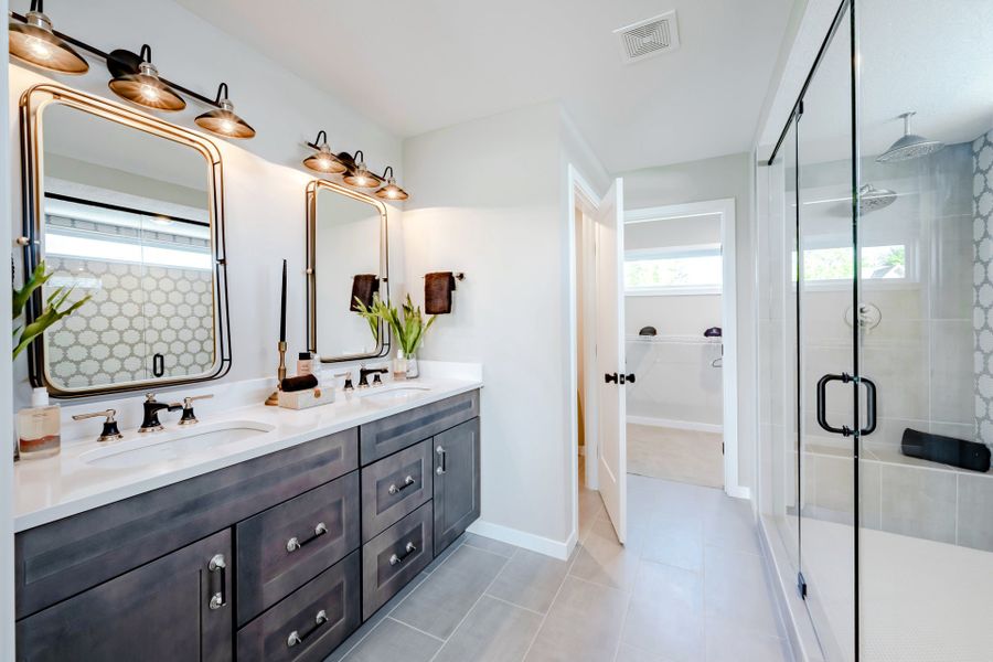 Representative furnished interior of a home built from the Avery by Fischer Homes in Twin Lakes, Hoschton (Image 74).
