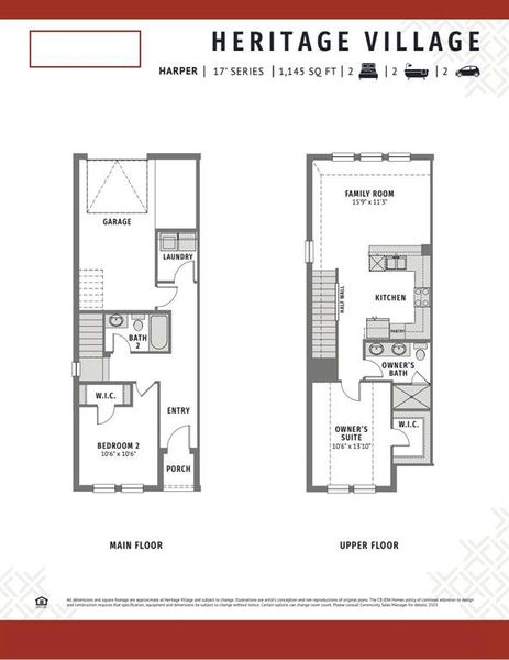 Whether you are just staring out or right sizing, our Harper floor plan is the home for you!