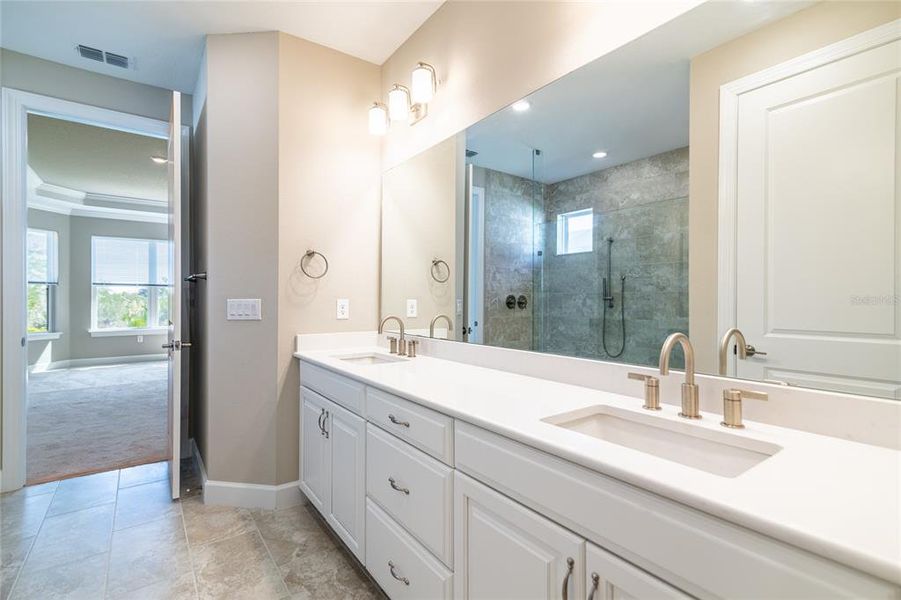 Furnished interior view inside a new home in Esplanade at Wiregrass Ranch, Wesley Chapel (Image 10).