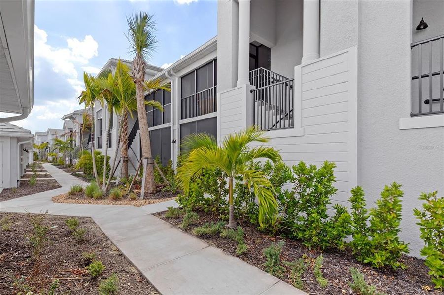 Exterior details and patio area of a home in Heritage Landing, Punta Gorda (Image 25).
