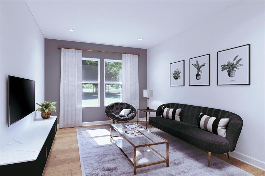 Furnished interior view inside a new home in Grange, Katy (Image 10). Furnished interior view inside a new home in Grange, Katy (Image 10).