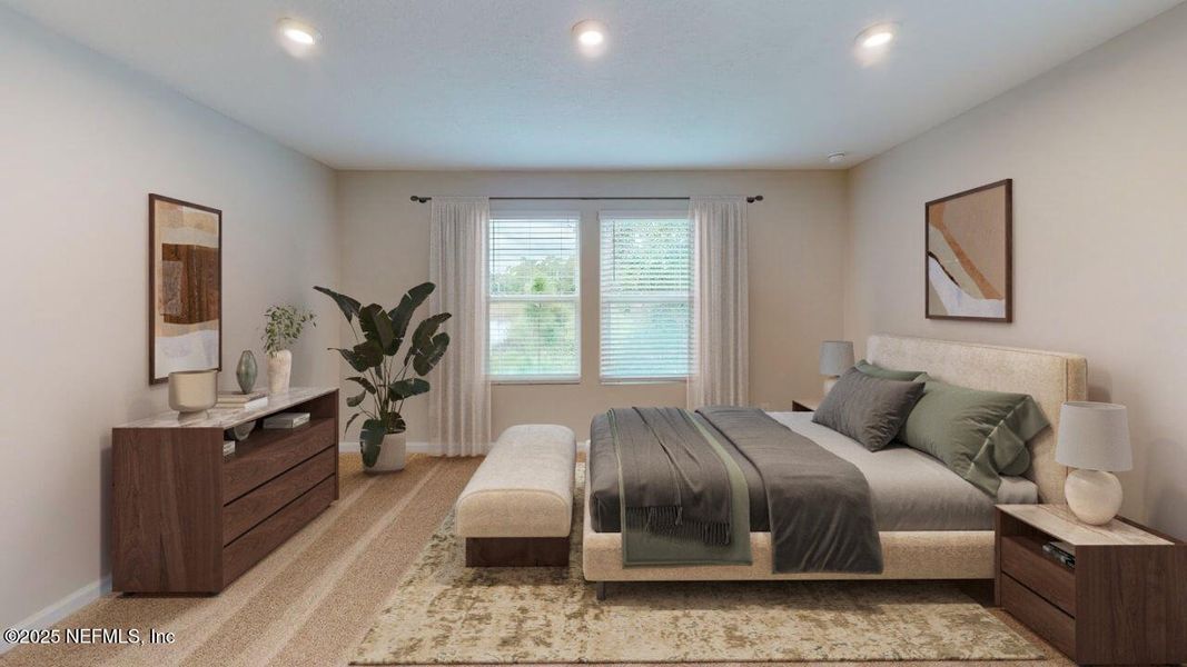 Furnished interior view inside a new home in Egret Creek, Jacksonville (Image 5).