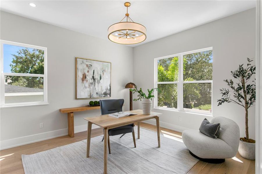 Furnished interior view inside a new home in , Tampa (Image 65).