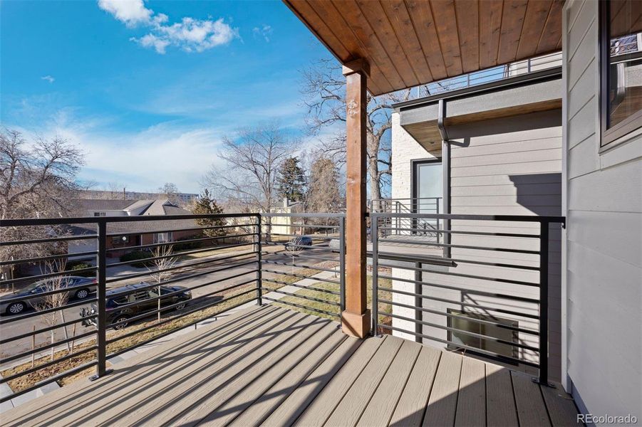 Exterior details and patio area of a home in , Denver (Image 3).