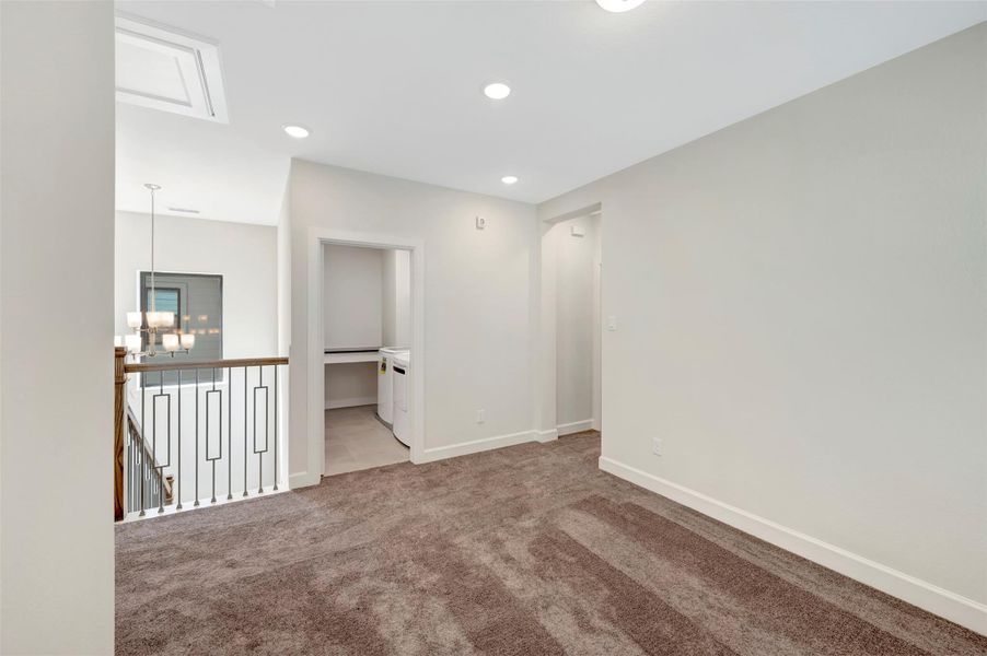 Spacious, unfurnished interior of a new home in Indigo 35’ Homesites, Richmond (Image 30).