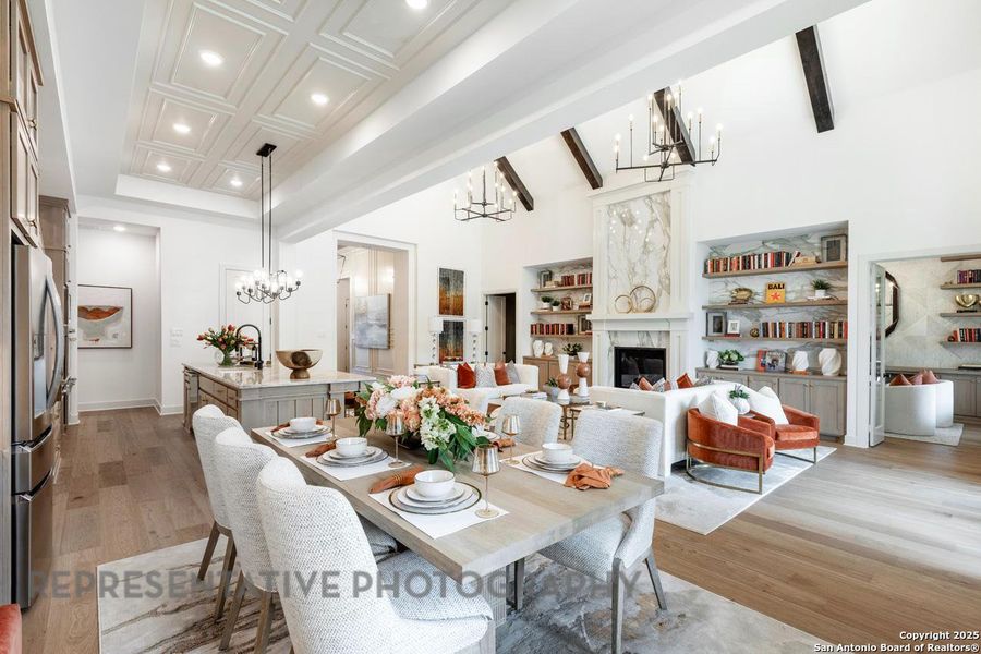 Furnished interior view inside a new home in , San Marcos (Image 11).