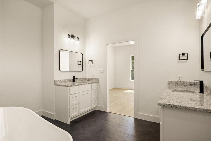 Furnished interior view inside a new home in , Bluff Dale (Image 7).