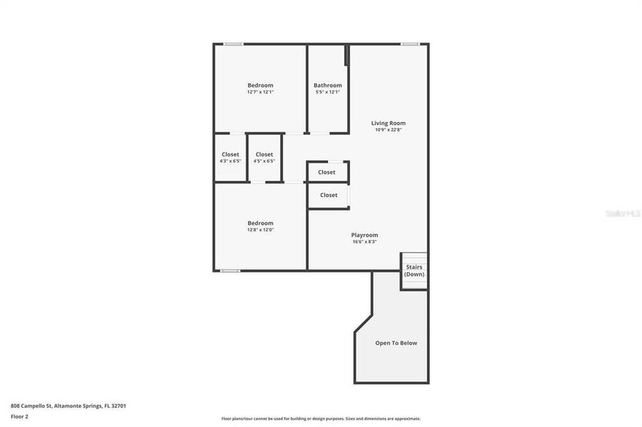 2D floor plan layout of this home in , Altamonte Springs, FL (Image 4).