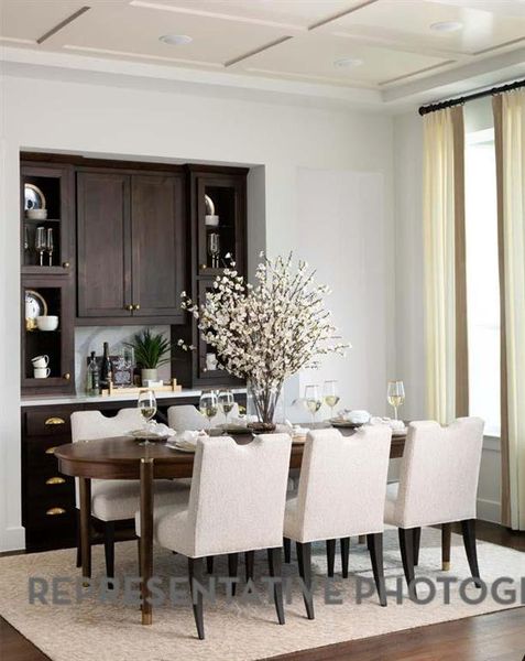 Furnished interior view inside a new home in Pecan Square, Northlake (Image 17).