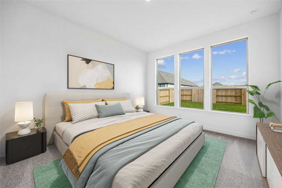 Furnished interior view inside a new home in Lago Mar, Texas City (Image 9).