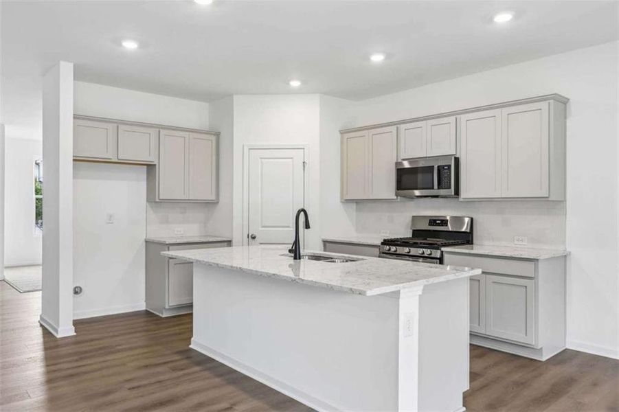 Furnished interior view inside a new home in , Locust Grove (Image 6).