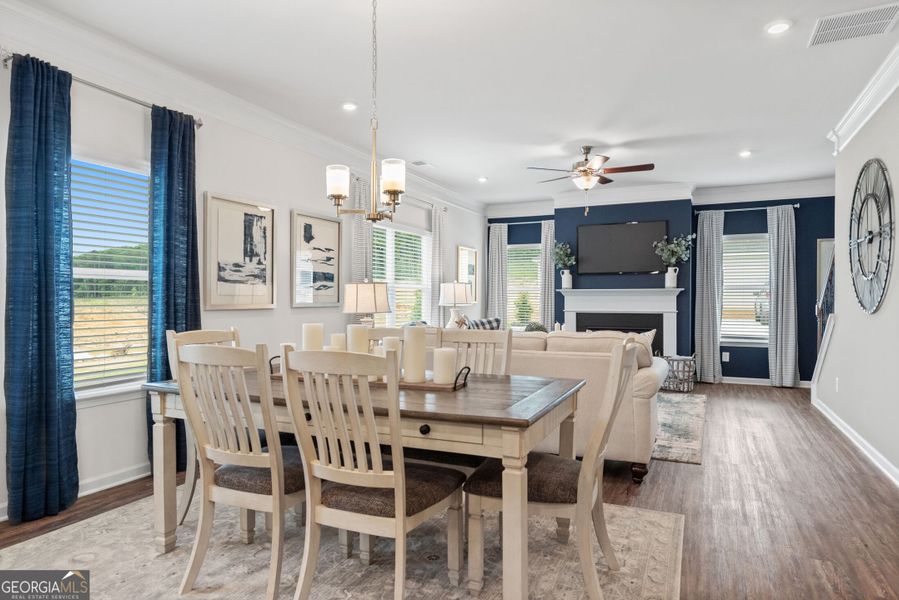 Furnished interior view inside a new home in Avalon, Perry (Image 9). Furnished interior view inside a new home in Avalon, Perry (Image 9).