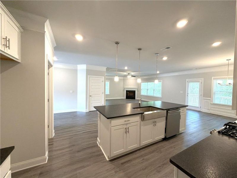 Furnished interior view inside a new home in Tuscany Hills, Douglasville (Image 6).