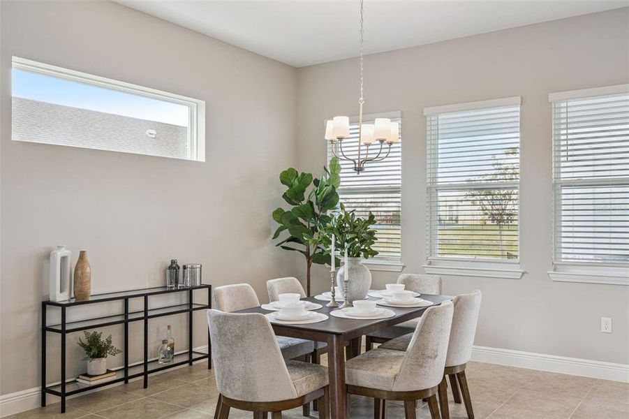 Furnished interior view inside a new home in Laureate Park, Orlando (Image 52).