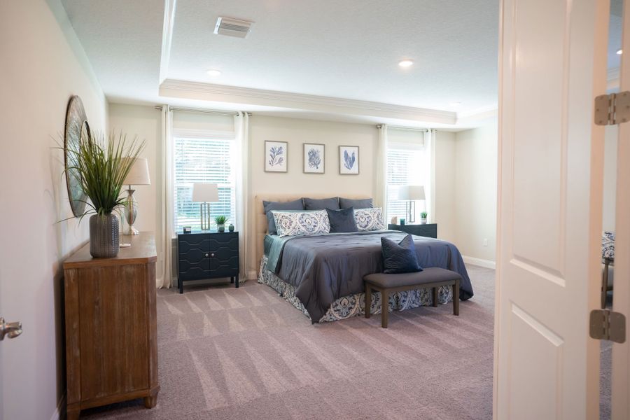 Furnished interior view inside a new home in Malabar Springs, Palm Bay (Image 16). Furnished interior view inside a new home in Malabar Springs, Palm Bay (Image 16).