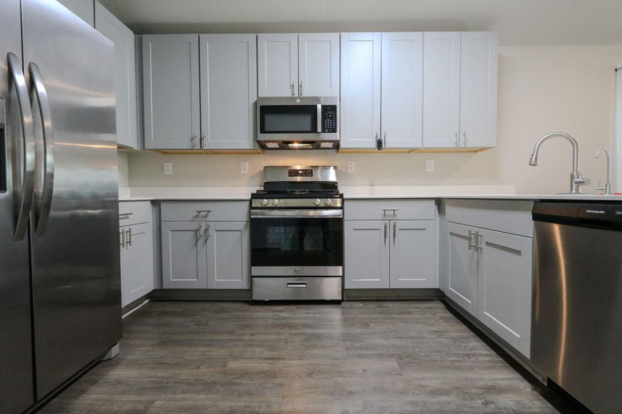 Refrigerator stays. Refrigerator stays.