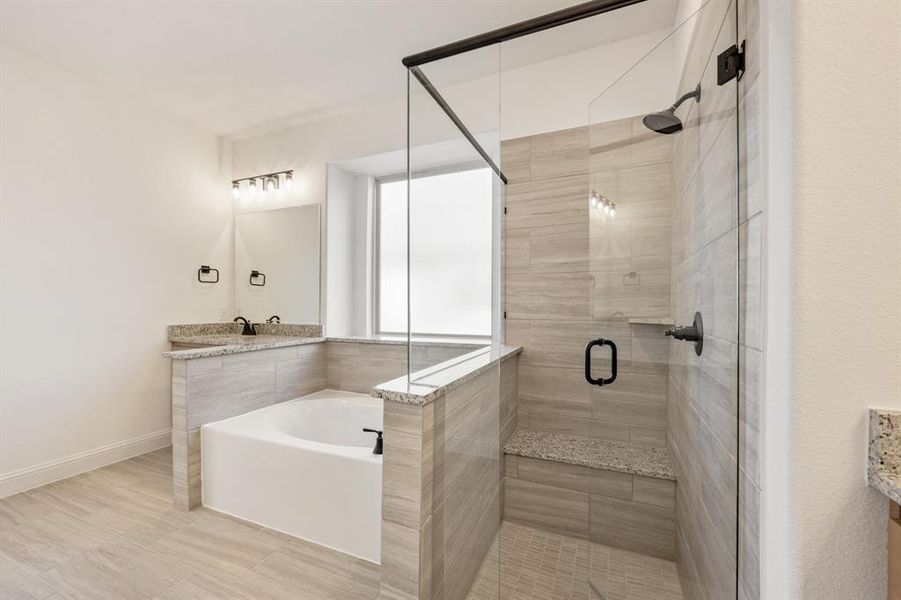 Furnished interior view inside a new home in Bear Creek Classic 60, Lavon (Image 6). Furnished interior view inside a new home in Bear Creek Classic 60, Lavon (Image 6).