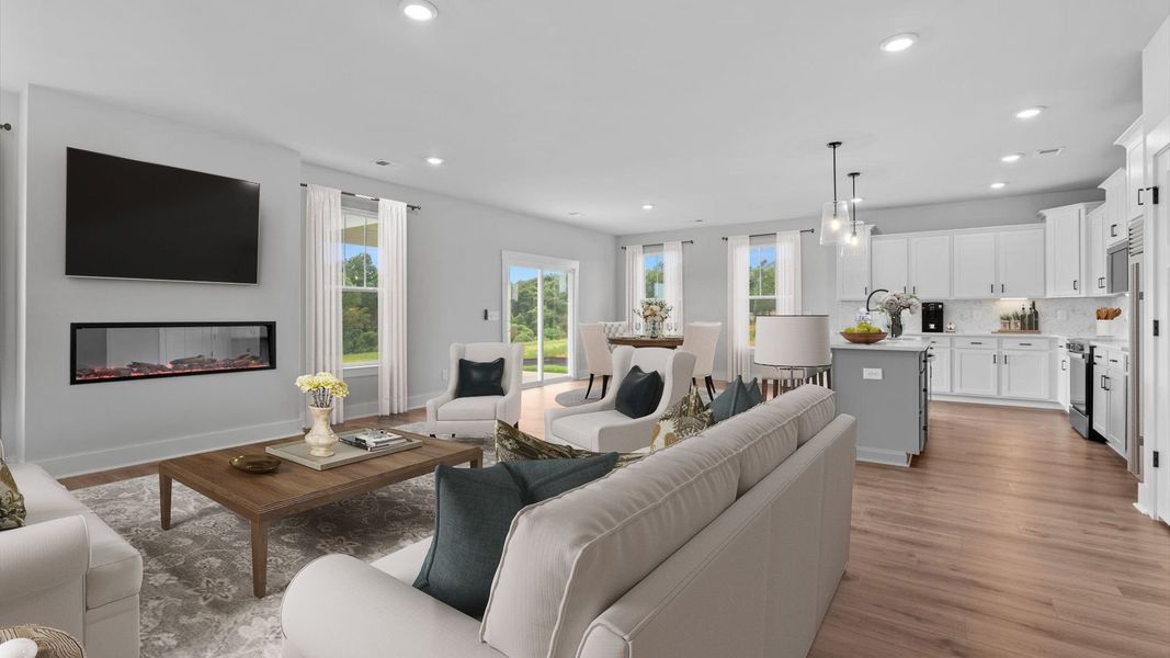 Furnished interior view inside a new home in Pinebrook, Woodruff (Image 6).