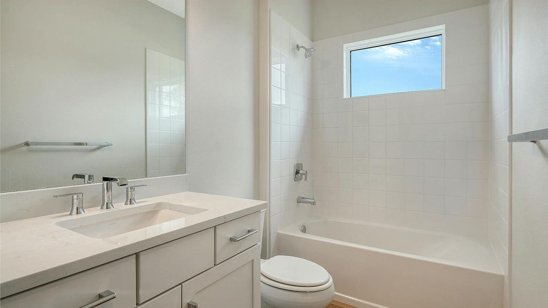Furnished interior view inside a new home in Wildleaf Real Estate and Homes for Sale in Parrish, FL - Neal Communities, Parrish (Image 12).