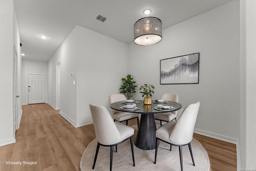 Furnished interior view inside a new home in Paloma Park, Converse (Image 8).