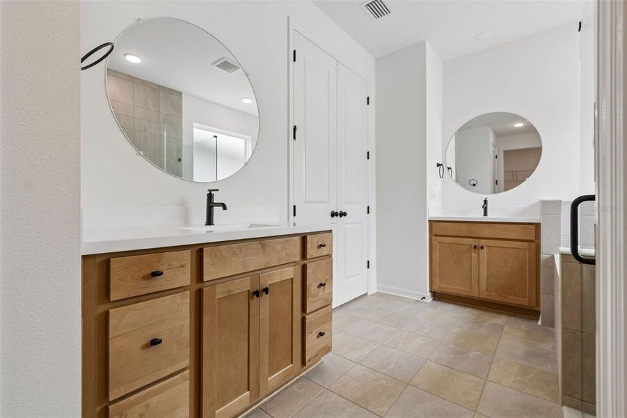 Furnished interior view inside a new home in Isles at Bayview, Parrish (Image 18). Furnished interior view inside a new home in Isles at Bayview, Parrish (Image 18).