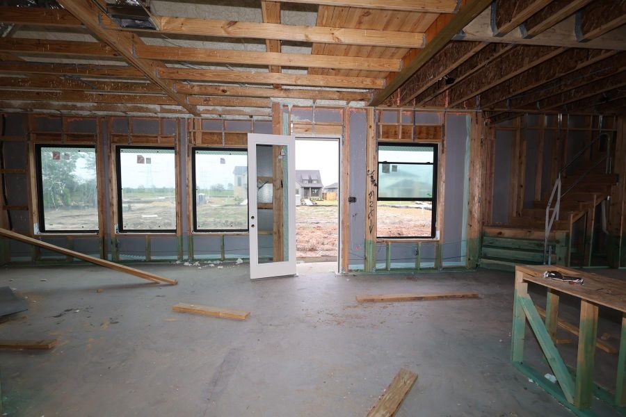 In-progress construction of a new home in Sienna - Grove Collection, Missouri City, TX (Image 5).