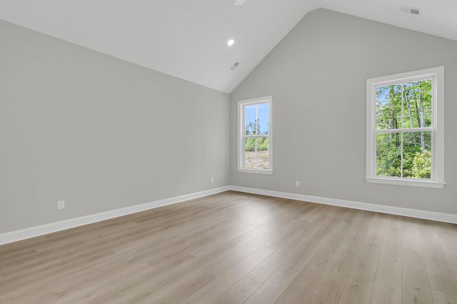 Spacious, unfurnished interior of a new home in Tidewater at Lakes of Cane Bay, Summerville (Image 13). Spacious, unfurnished interior of a new home in Tidewater at Lakes of Cane Bay, Summerville (Image 13).