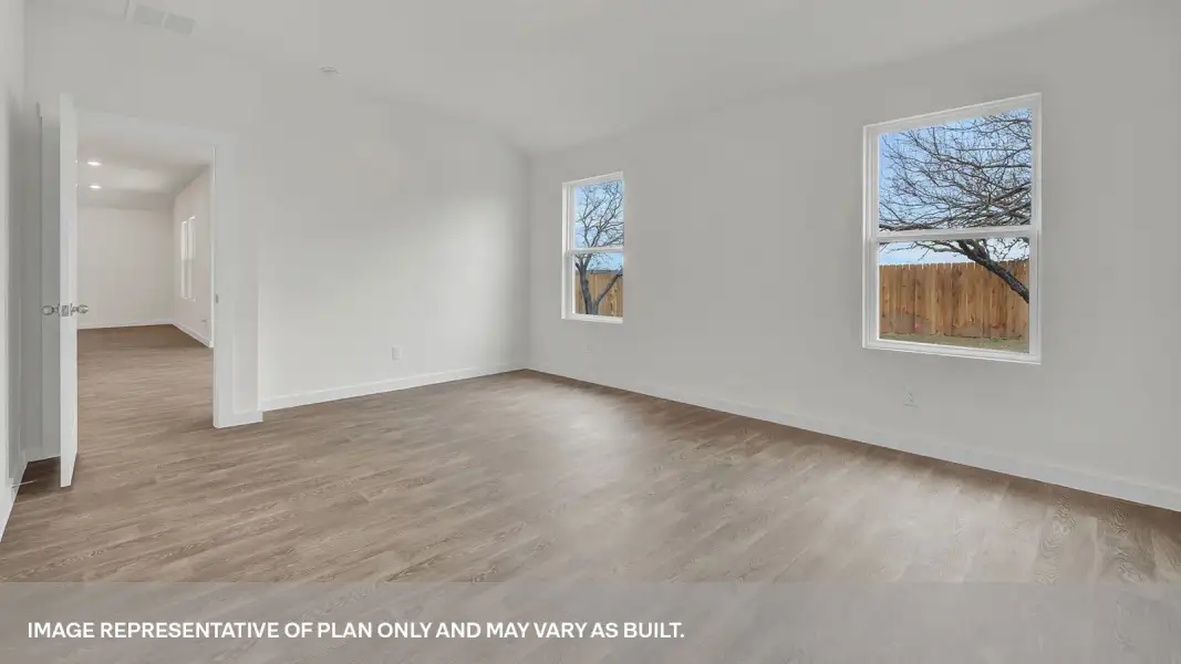 Spacious, unfurnished interior of a new home in Trails of Windcrest, Fredericksburg (Image 15). Spacious, unfurnished interior of a new home in Trails of Windcrest, Fredericksburg (Image 15).