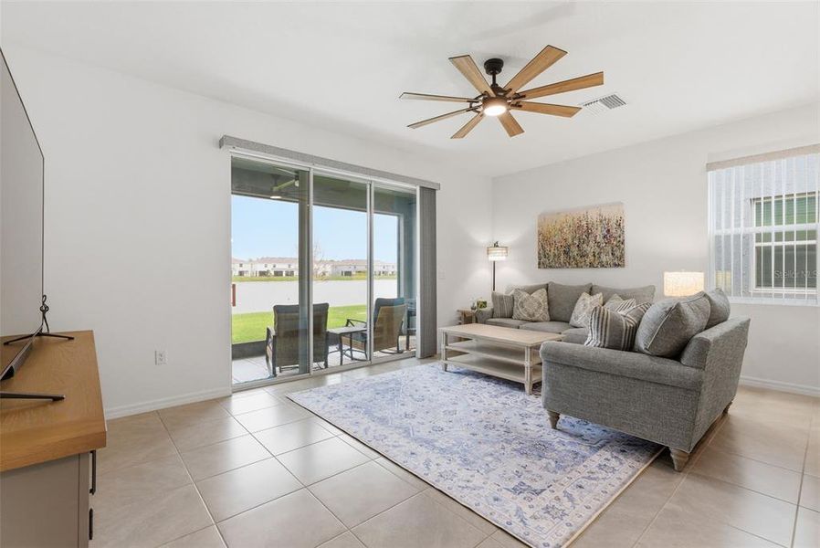 Furnished interior view inside a new home in , Apollo Beach (Image 25). Furnished interior view inside a new home in , Apollo Beach (Image 25).